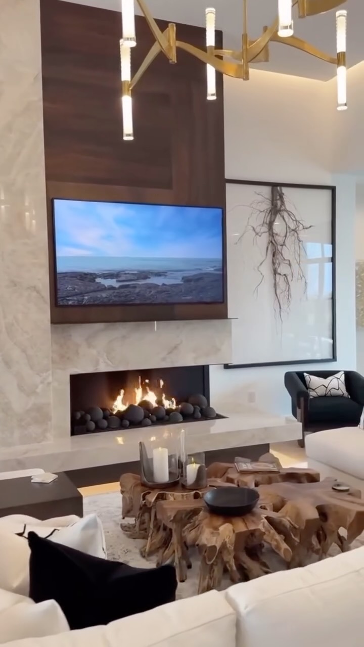 Stone & light — ADI tv wall concept project